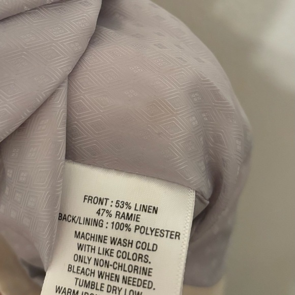 INC linen blend vest L - Picture 6 of 8